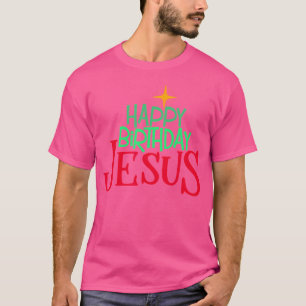 Christian jul Grattis på födelsedagen Jesus Women T Shirt