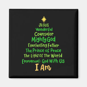 Christian jul Jesus Bible Julgran Magnet