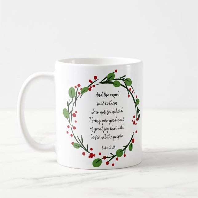 Christian Jul Scripture Kaffemugg (Vänster)