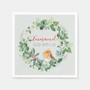 Christian julfransens Winter Robin Pappersservett