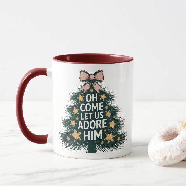 Christian julkaffe Mugg (Med munk)