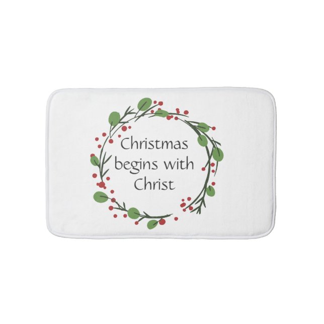 Christian Julskript Badrumsmatta (Framsidan)