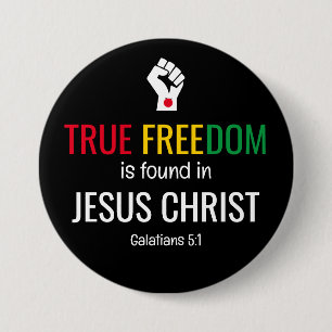 Christian Juneteelfte SANT FREEDOM IN JESUS Knapp