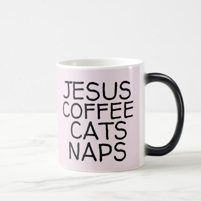 CHRISTIAN KAFFE KOPPAR, CAT CATS & JESUS MUGG (Höger)