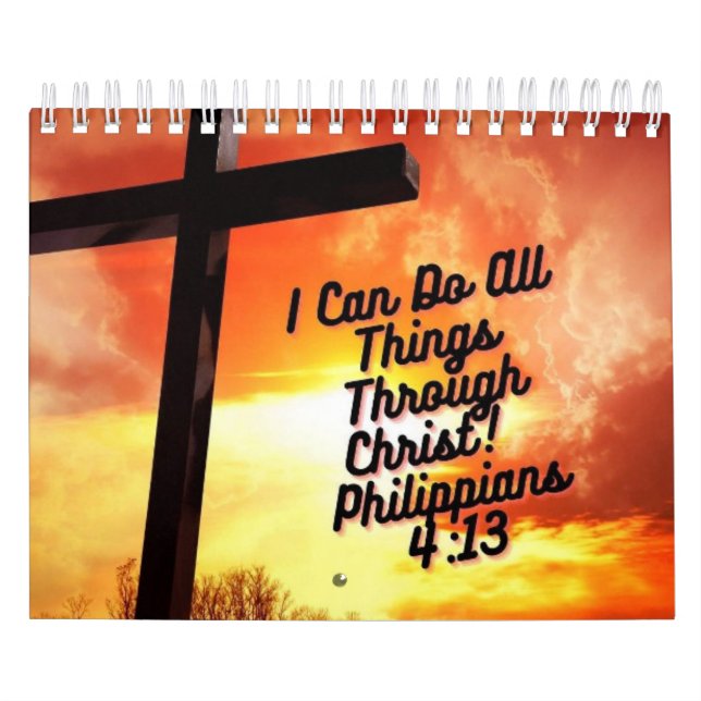 Christian Kalender med bibelverser (Omslag)