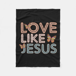Christian Kärlek som Jesus Glad påsk Day Girls K Fleecefilt