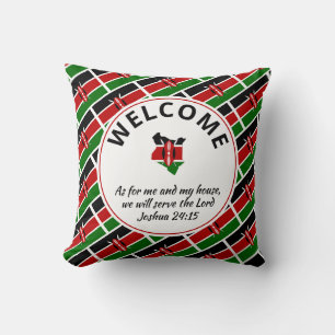Christian KENYA Välkommen Kudde