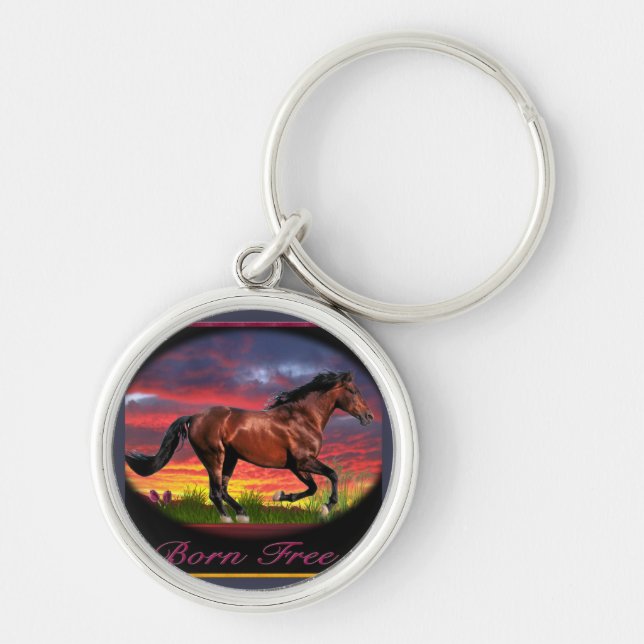 Christian Keychains Rund Silverfärgad Nyckelring (Framsidan)