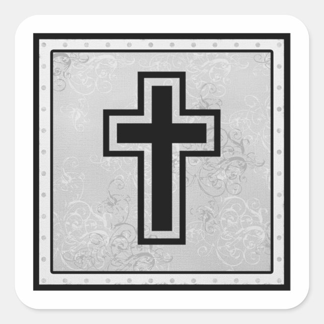 Christian Kor 2 Fyrkantigt Klistermärke (Framsida)