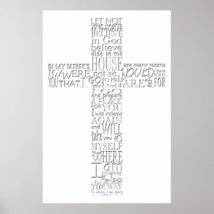 Christian Kor Bible verses John 14 Poster 1
