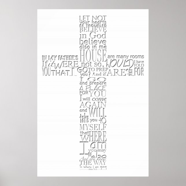 Christian Kor Bible verses John 14 Poster 1 (Framsidan)
