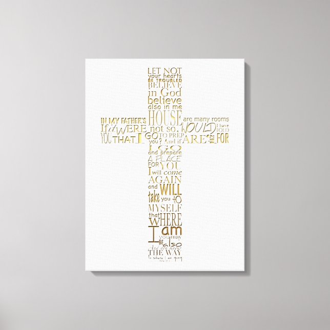 Christian Kor Bible verses - Kanvastrycket Canvastryck (Framsida)