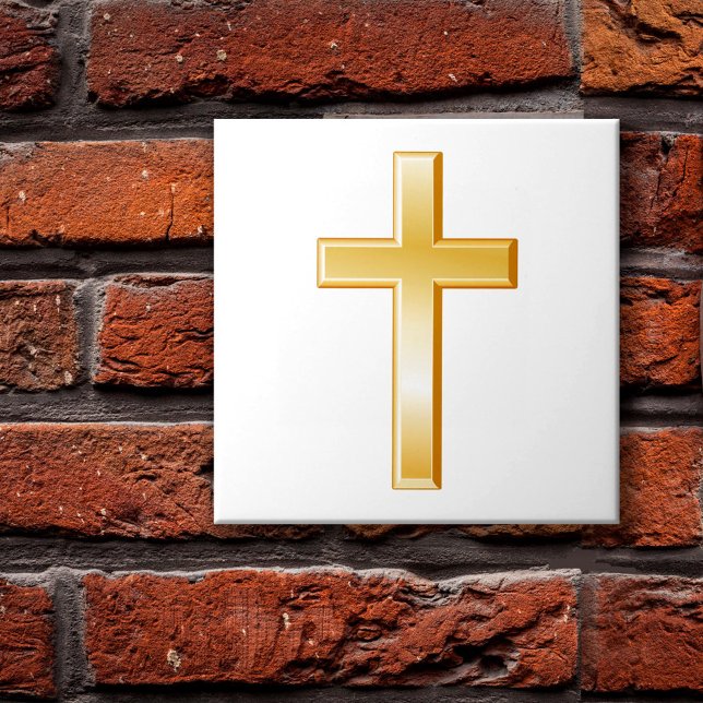 Christian Kor Ceramic Tile Kakelplatta (Christian Cross Ceramic Tile.
The cross is a central symbol of the Christian faith. )