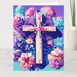 Christian Kor Church Påsk Jesus Resurrecension Kort