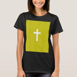 Christian Kor Crucifix Grönt Background Jesus Ev T Shirt