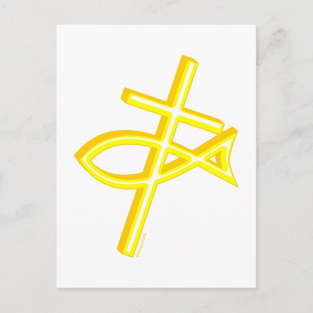 Christian Kor & Fish Vykort (Framsida)