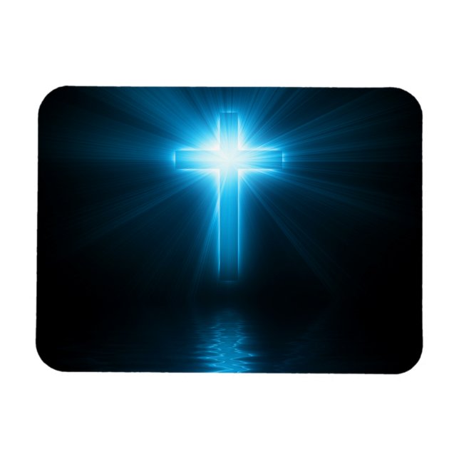 Christian Kor i Blue Light Magnet (Horisontell)