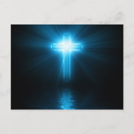 Christian Kor i Blue Light Vykort