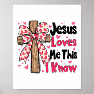 Christian Kor Jesus Kärlek mig... Jag känner Valen Poster