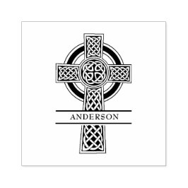 Christian Kor Jesus Kristus Celtic Religiösa Rubb Stämpel