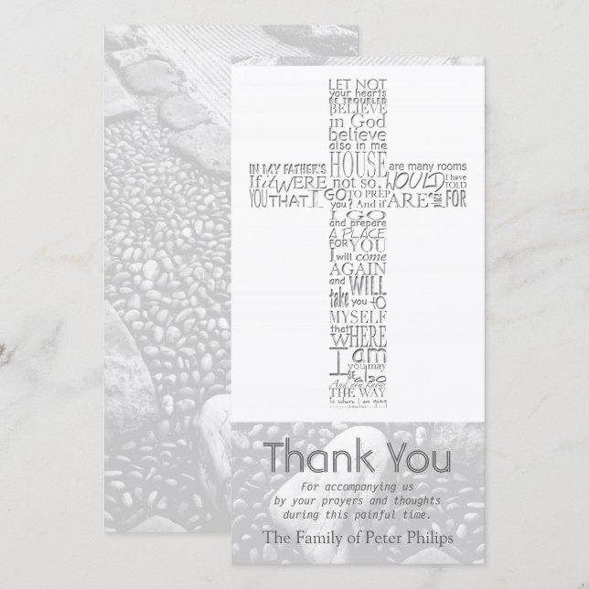 Christian Kor John 14 Sympathy Tack 3 (Fram/baksida)