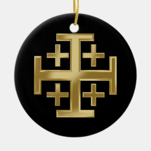 Christian kor julgransprydnad keramik