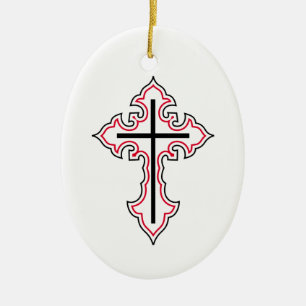 Christian kor julgransprydnad keramik