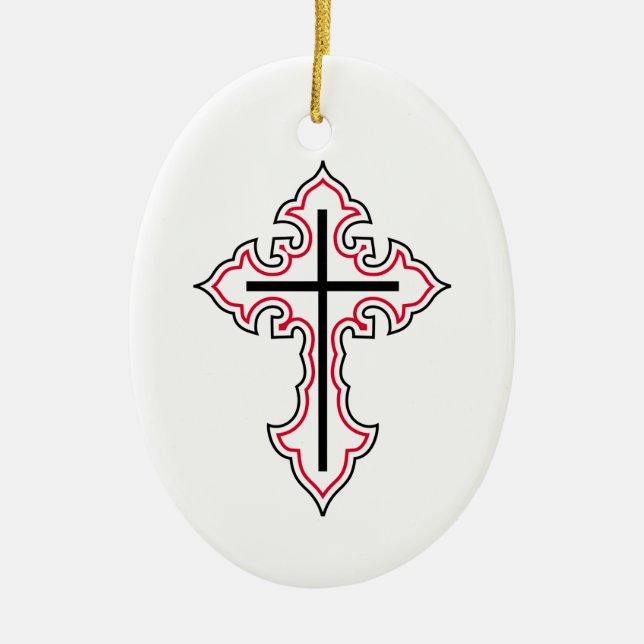 Christian kor julgransprydnad keramik (Framsidan)