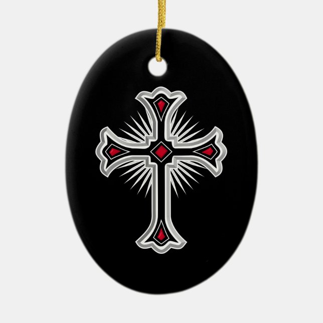 Christian kor julgransprydnad keramik (Framsidan)