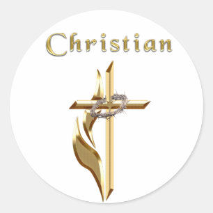 Christian Kor-klistermärke Runt Klistermärke