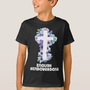 Christian Kor Lila Överdosering Ribbon Överdoserin T Shirt