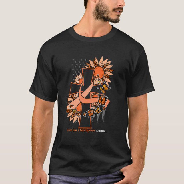 Christian Kor Limb Loss and Limb Difference Awar T Shirt (Framsida)