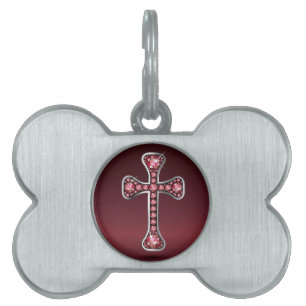 Christian Kor med "Ruby" Stones ID-bricka Husdjur
