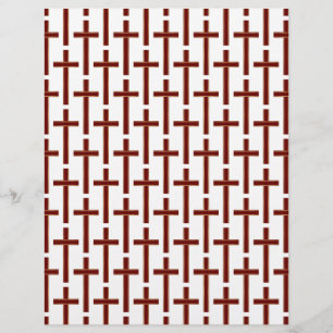 Christian kor mönster reklamblad