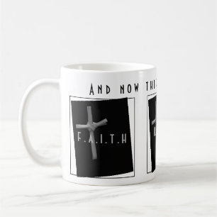 Christian Kor och Scripture, Faith Hope och Kärlek Kaffemugg
