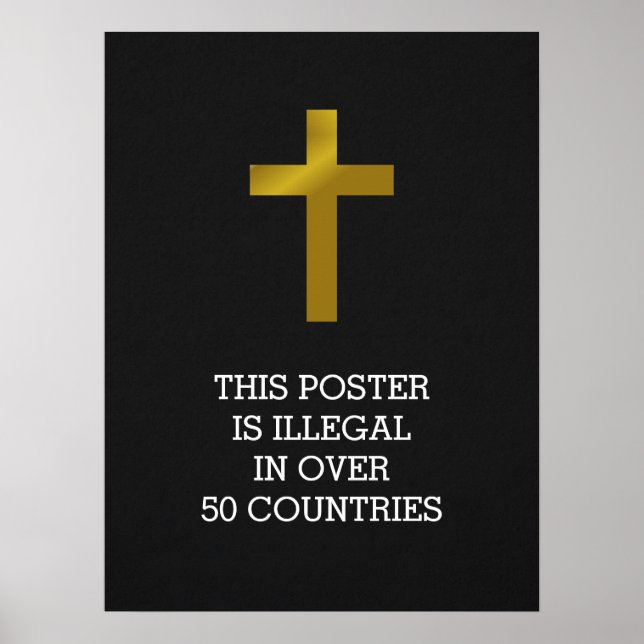 Christian Kor - Olagligt i över 50 Land Poster (Framsidan)