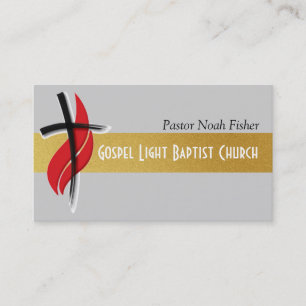 Christian Kor Pastor Christianity Card Visitkort