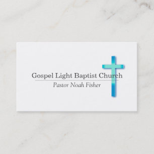 Christian Kor Pastor Christianity Card Visitkort