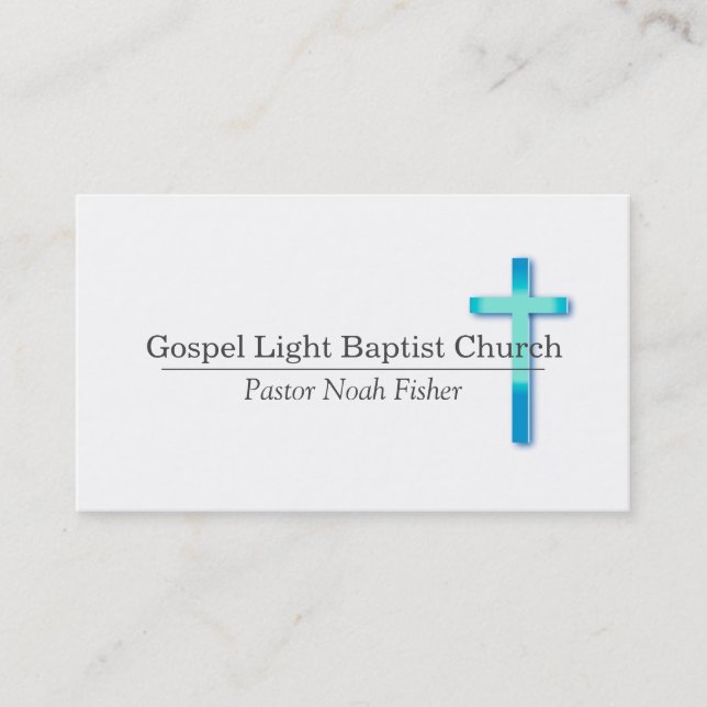 Christian Kor Pastor Christianity Card Visitkort (Framsida)