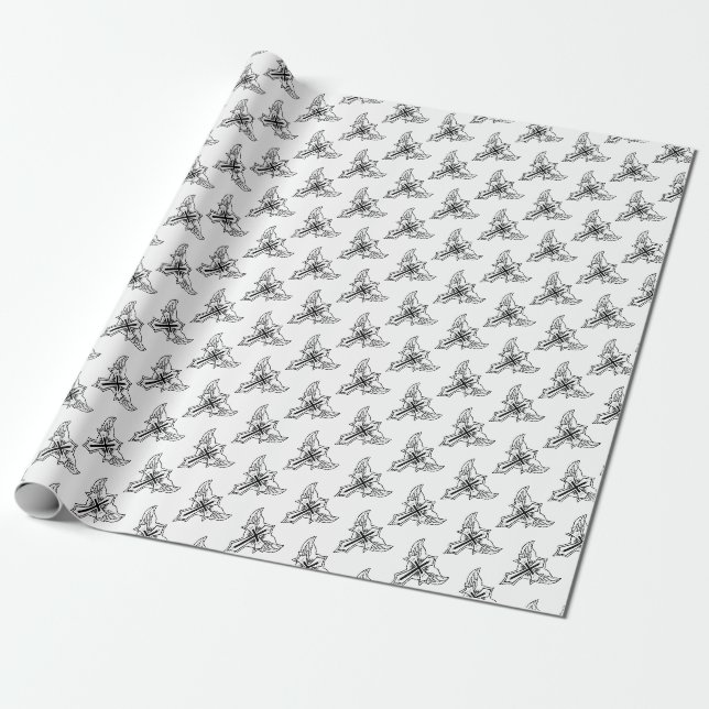 Christian kor presentpapper (Utrullad)