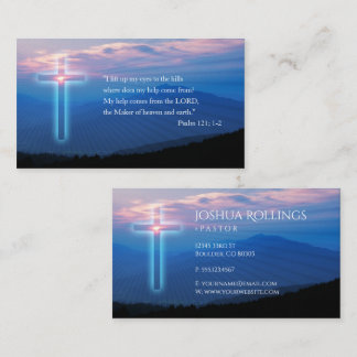 Christian Kor | Psalm 121; 1-2 Visitkort