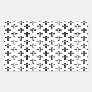 Christian Kor Rektangulärt Klistermärke