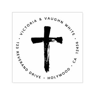 Christian Kor Returadress Religion Religiösa Självfärgande Stämpel