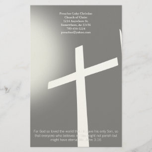 Christian Kor Stationery på Black Brevpapper