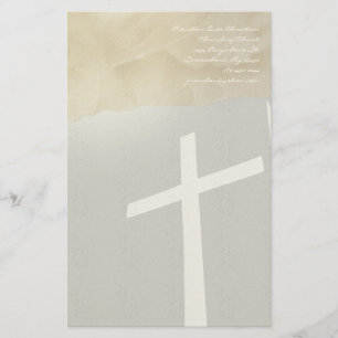 Christian Kor Stationery på Grått Brevpapper
