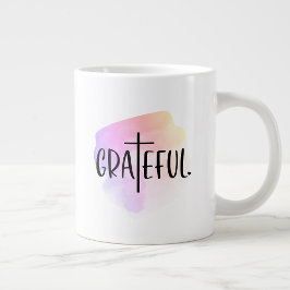 Christian Kor tacksam typografi Jumbo Mugg