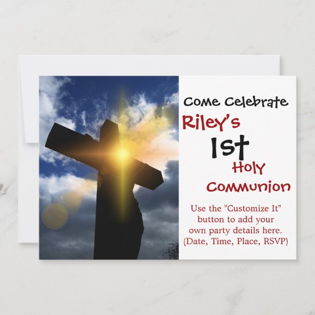 Christian Kor vid Påsk Sunrise Service Inbjudningar (Framsida)