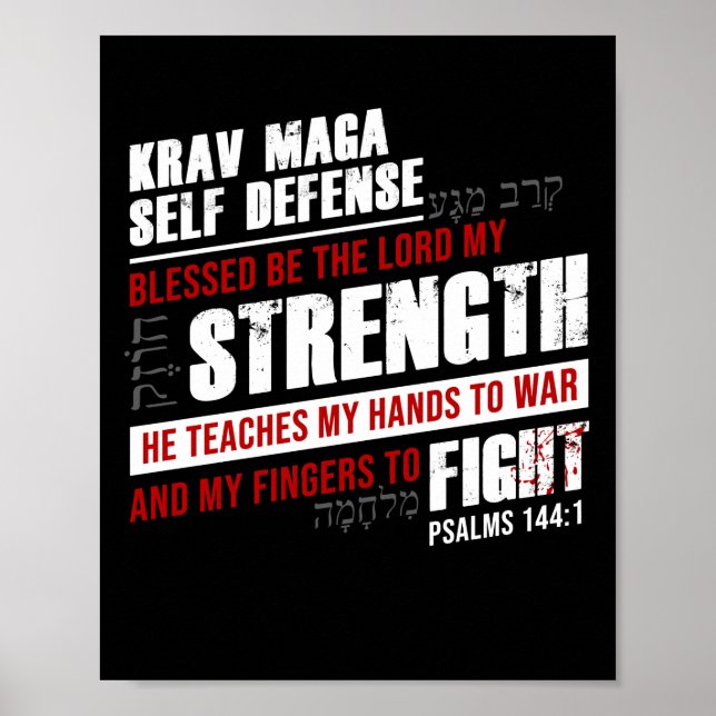 Christian Krav Maga Self Defense: LORD Teacher Poster (Framsidan)