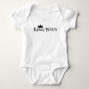 Christian Kung Jesus Kor och Krona Baby Gift T Shirt