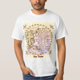 Christian Latin Lords Prayer T Shirt